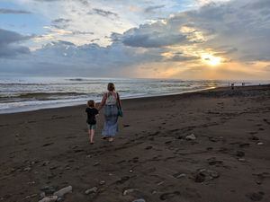 Beautiful beach scenery